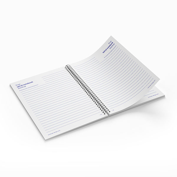 printing & binding example of an open document